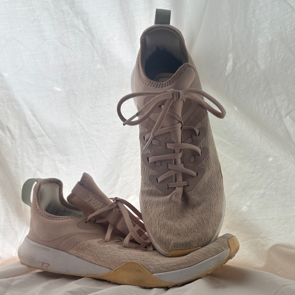 Nike Taupe Athletic Shoes